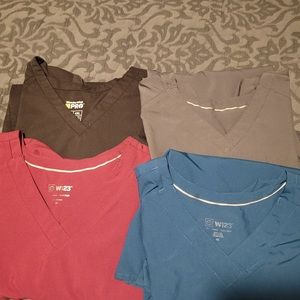 Womans Wonderwink scrub tops, size 4XL